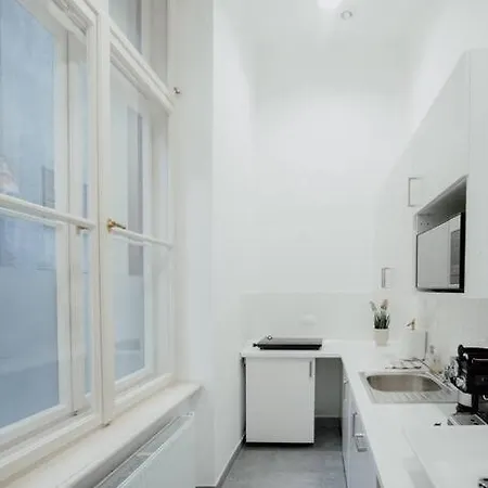 Apartment P77 New 4-bedrooms Piotrkowska Cale Miejsce 4 Z Lazienka I Kuchnia Na Korytarzu Budynku Lodz (Lodz)